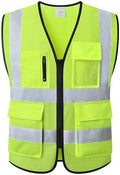 Reflective Safety Vest for Men Women Construction Vest ANSI Standard AP1 by ASIPHITU