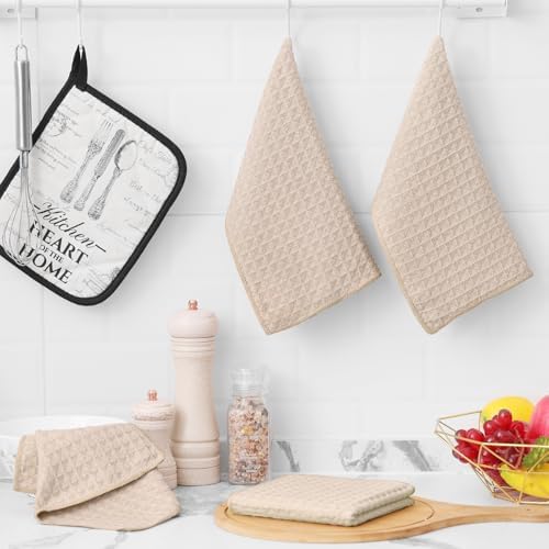 Homaxy Microfiber Kitchen Towels and Dishcloths Sets, 12 Pack - Image 5