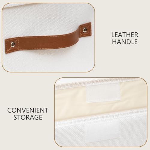 Yawinhe Storage Boxes with Lids 2 Pack, Collapsible Storage Bin with Handle - Image 7