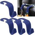 4PCS Car Seat Headrest Hooks, Car Purse Hook, Seat Back Organizer Storage by Unknown