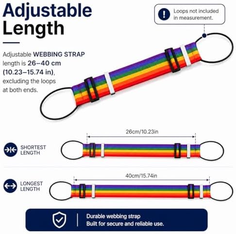 3PCS Elastic Luggage Straps for Suitcases, Strong Adjustable Luggage Connector - Image 4