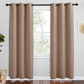 NICETOWN Cappuccino Blackout Curtains by NICETOWN