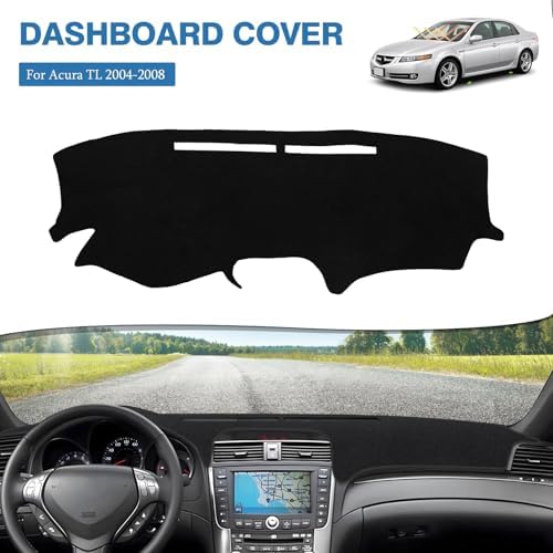 FIILINES Dash Cover for 2004-2008 Acura TL, Dashboard Mat Accessories Dash - Image 2