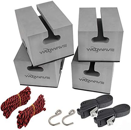 WOOWAVE Canoe Carrier Deluxe Carrier Kit Universal Soft Standard Foam Block by WOOWAVE