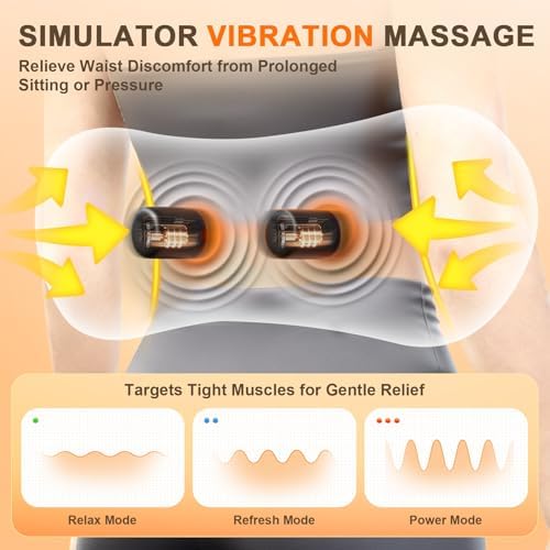 FunBy Lumbar Support Pillow, Triple Fusion Massager - Image 5