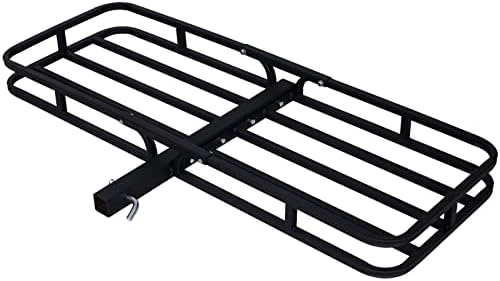 Hitch Mount Cargo Carrier, Rear Luggage Basket Rack by AVGVLIJ