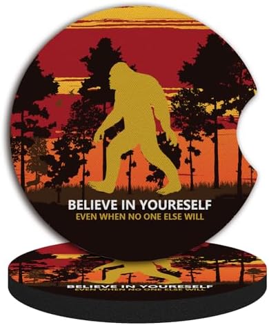 Believe in Yourself Anti-Slip Rubber Car Cup Mat - Image 5
