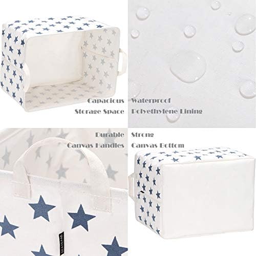 Sea Team Large Rectangle Open-Top Canvas Storage Basket - Image 5