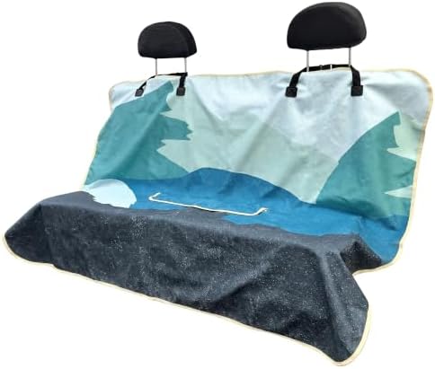 Waterproof Back Seat Cover for Dogs and Kids, Car Seat Protector Under Baby Car by Hirritale