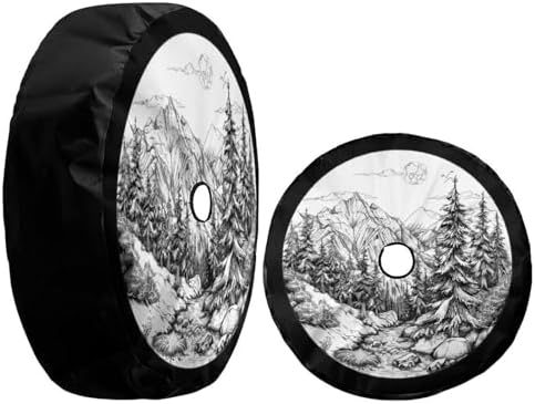 Natural Scene Landscape Spare Tire Cover - Image 3