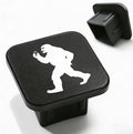 Trailer Hitch Cover Sasquatch Holding a Phone Square 2 Inch Receiver Tube Plug by Unknown