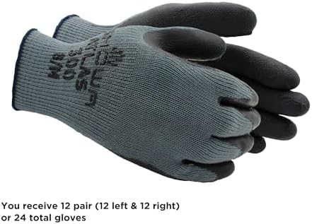 SHOWA Atlas 300 Original 1994 Crinkle Grip Work Gloves, - Image 3