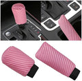 Craedli 2PCS Car Gear Shift Knob Cover & Handbrake Cover, Comfortable Anti-Slip by Unknown