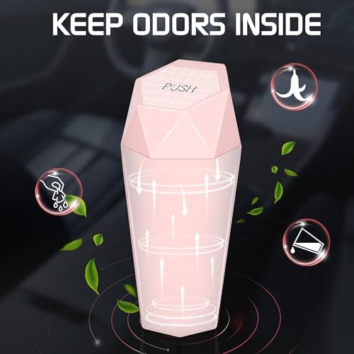 Car Trash Can with Lid, 30 Additional Trash Bags - Image 4