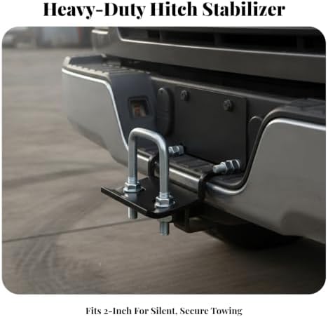 Trailer Hitch Stabilizer Anti Rattle Clamp Heavy Duty Towing Tightener - Image 6
