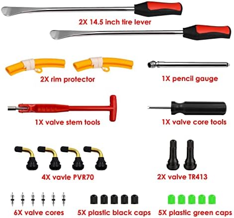 14.5" Tire Spoons Tool Set, Professional Tire Changing Kit - Image 3
