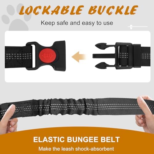 Dog Seat Belt for Car, Chew Proof Puppy Seatbelt, Heavy Duty Pet Leash for - Image 4