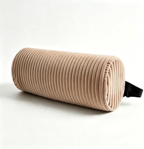 Corduroy Lumbar Roll Support Pillow by Unknown