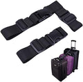 Wisdompro 2 Pack Add a Bag Luggage Strap, Luggage Connector Straps by Wisdompro
