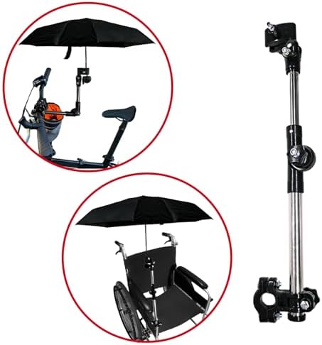Umbrella Mount Holder with umbrella, Universal 180° Adjustable Umbrella Holder - Image 6