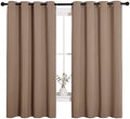 NICETOWN Cappuccino Blackout Curtains by NICETOWN