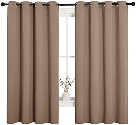 NICETOWN Cappuccino Blackout Curtains by NICETOWN