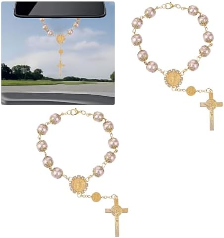 ZIMISI 2PCS Car Rosary for Rearview Mirrors by Unknown