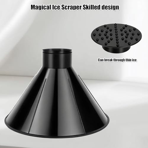 2Pcs Ice Scrapers for Car Windshield, Magical Car Ice Scraper, 2 in 1 - Image 4