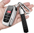 Key Fob Cover with keychain Compatible with Toyota 2025-2026 Camry 4Runner by Autophone