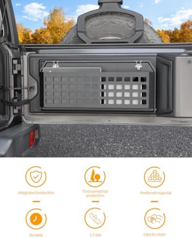 Hoolcar Tailgate Table Double-Layer Foldable Table Cargo Shelf Storage Rack Fit - Image 5