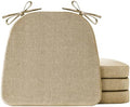 IASEAHK Chair Cushions for Dining Chairs Set of 4, Non Slip Kitchen Chair Pads by IASEAHK
