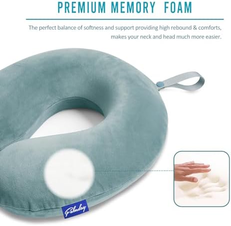 Fabuday Travel Neck Pillow Memory Foam - Image 4
