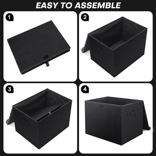 Bagnizer Large 42 Quarts Fabric Storage Bins - Image 5