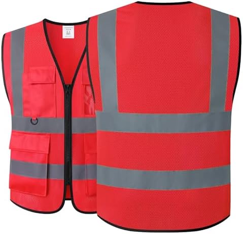 Safety Vest for Men Women Hi Vis Vest - Image 5