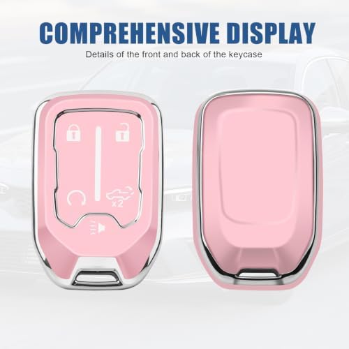 for GMC Key Fob Cover, 5 Buttons TPU Protection Case - Image 4