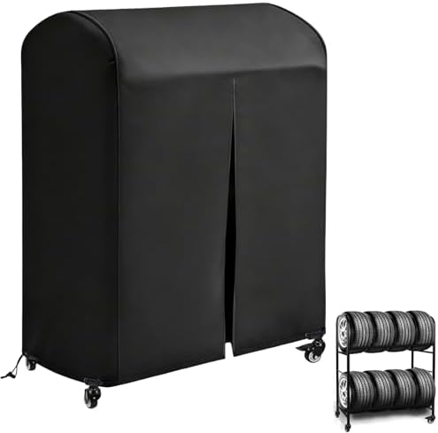 Tire Rack Cover, All-Protection Thickened 420D Oxford Fabric, Waterproof by FEIJAZUM