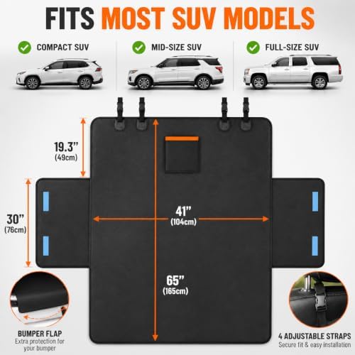 Cargo Liner for Rivian R1S Adventure 2022–2026, 600D Oxford Liquid Resistant - Image 2