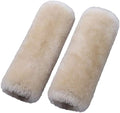 OGLAND 2 Pack Sheepskin Car Seat Belt Cover Pads | Wool Seatbelt Cushions by OGLAND