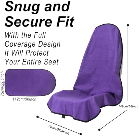 Car Seat Cover Protector Front Seats, - Image 3
