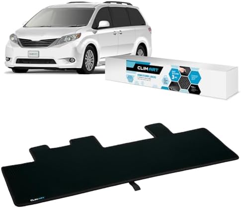 CLIM ART Cargo Liner for Toyota Sienna 2011-2020 Custom Fit Trunk Mat, by CLIMART