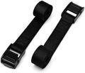 2 Pack Lashing Straps with Buckles, 59 in Cam Buckle Tie Down Straps by Unknown