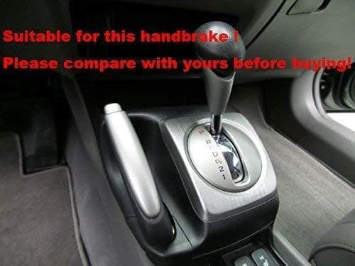 Loncky Black Genuine Leather Handbrake Cover - Image 4