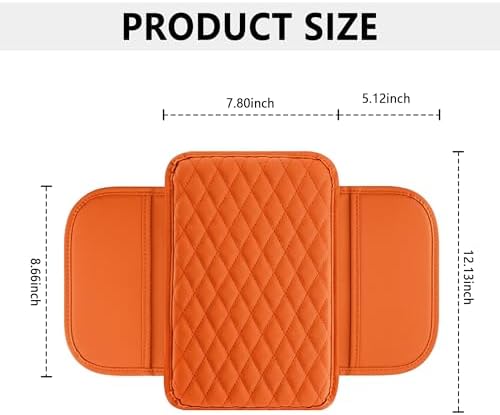 Stacool Upgraded Car Center Console Cover, Microfiber Leather Car Armrest Cover - Image 2