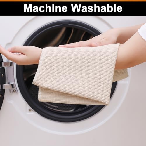 Homaxy 100% Cotton Waffle Weave Kitchen Towels, 6 Pack - Image 5