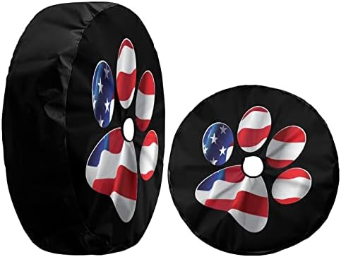 Paws US American Flag Spare Tire Cover - Image 3