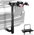 3 Bike Rack Bicycle Carrier Racks Hitch Mount Double Foldable Rack by IKURAMR