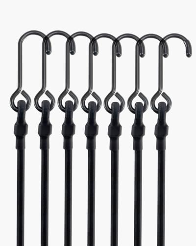 Lucky Straps 24" Heavy Duty Bungee Cords, 180 Lbs, 9 Pack by LuckyStraps