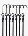 Lucky Straps 24" Heavy Duty Bungee Cords, 180 Lbs, 9 Pack by LuckyStraps