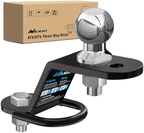 Nilight ATV/UTV Three-Way Hitch Mount by Nilight