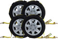 Mytee Products 4 Pack 2" x9' Car Hauler Straps by MyteeProducts